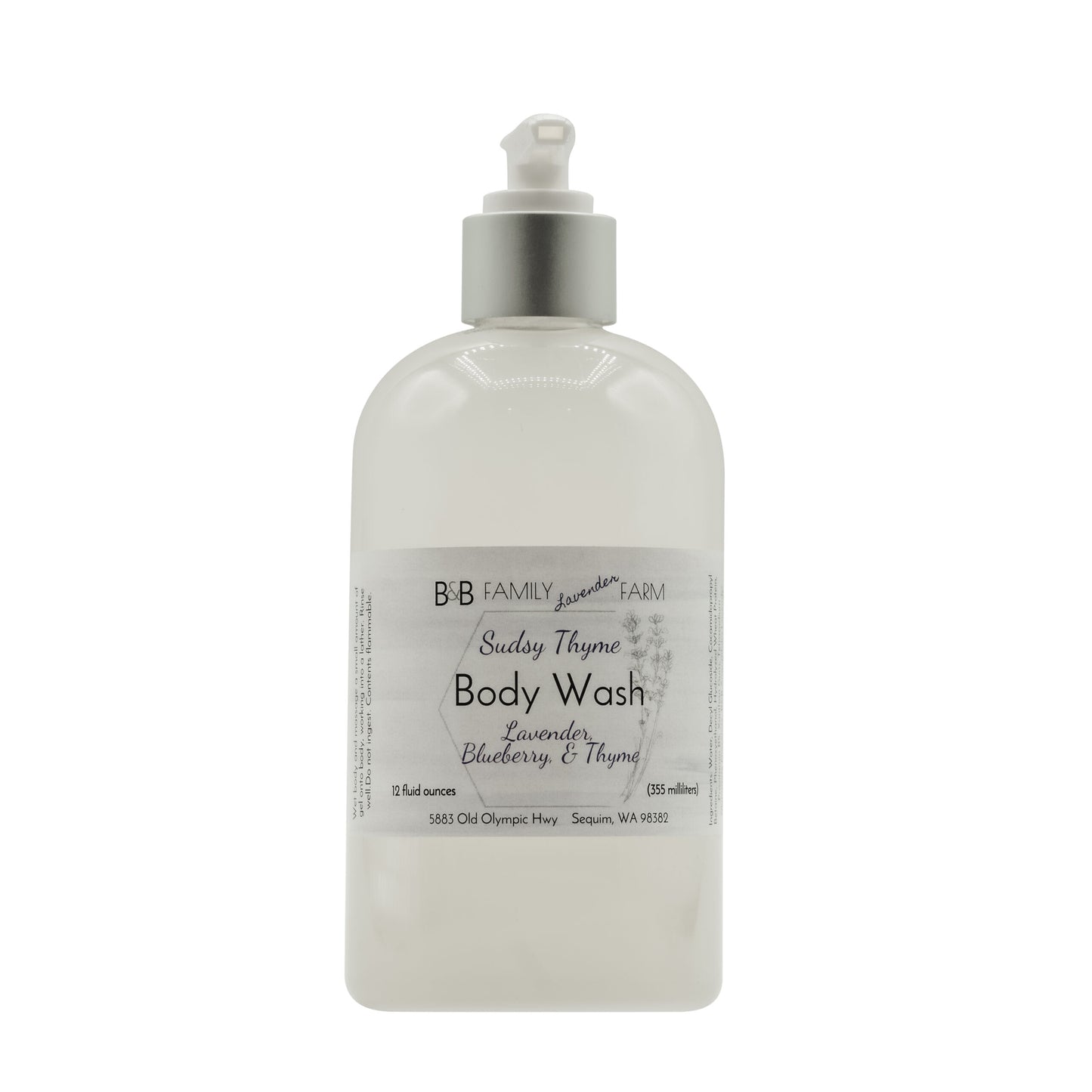 Sudsy Thyme Lavender Body Wash