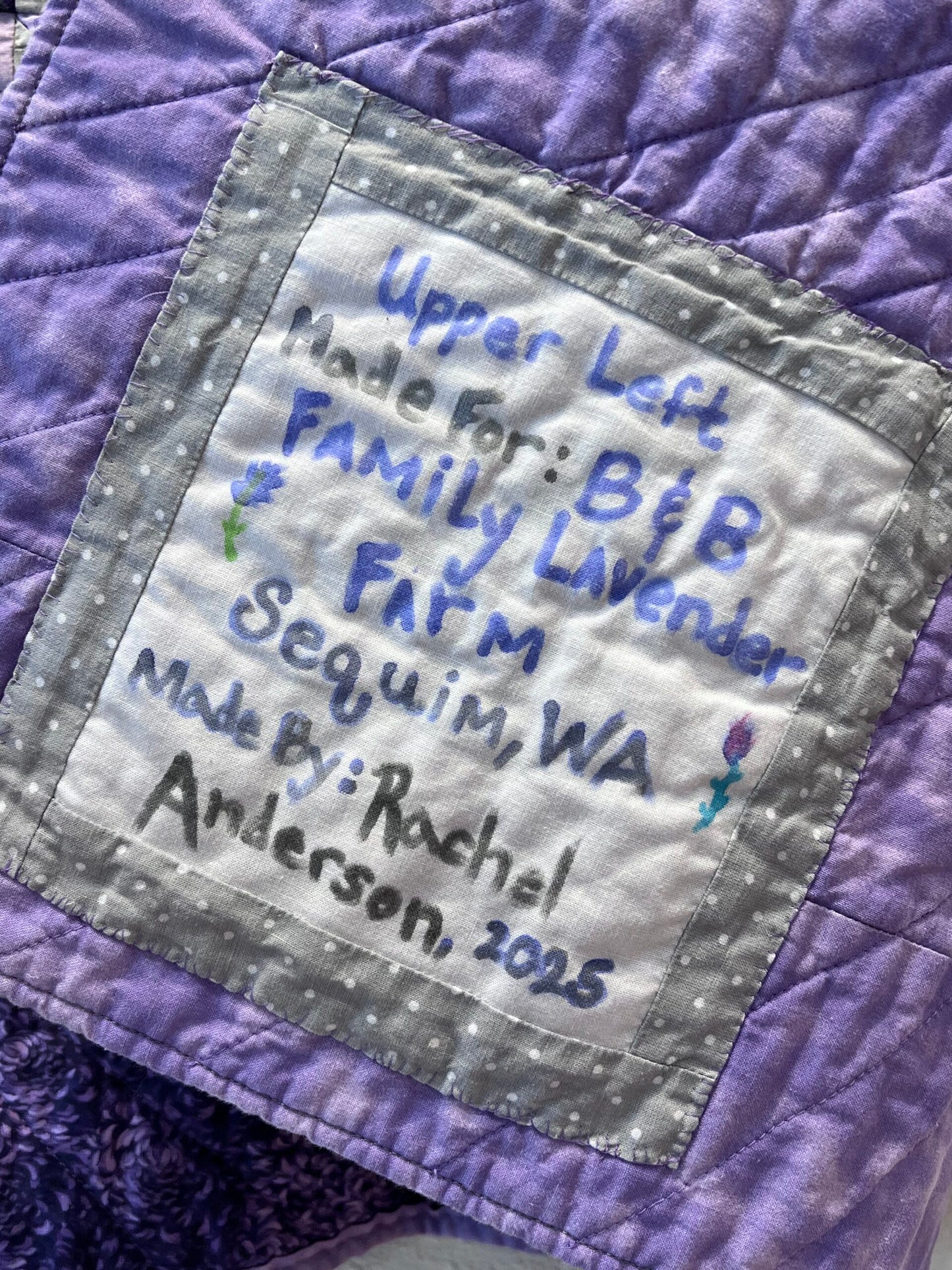 Quilt Raffle for Olympic Angels